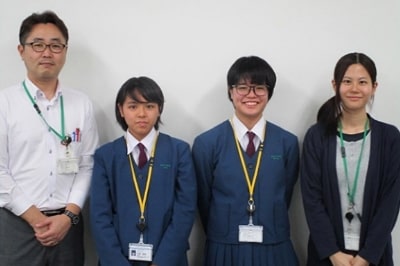 地元の中学生を招いて職場体験学習